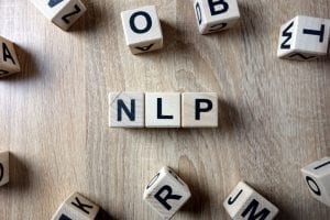 NLP word from wooden blocks