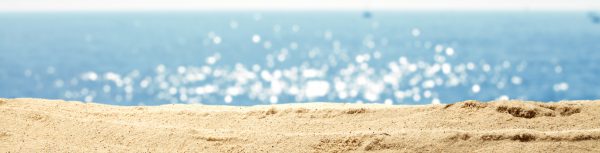 Yellow,Warm,Sand,And,Summer,Sea,With,Sky,And,Free